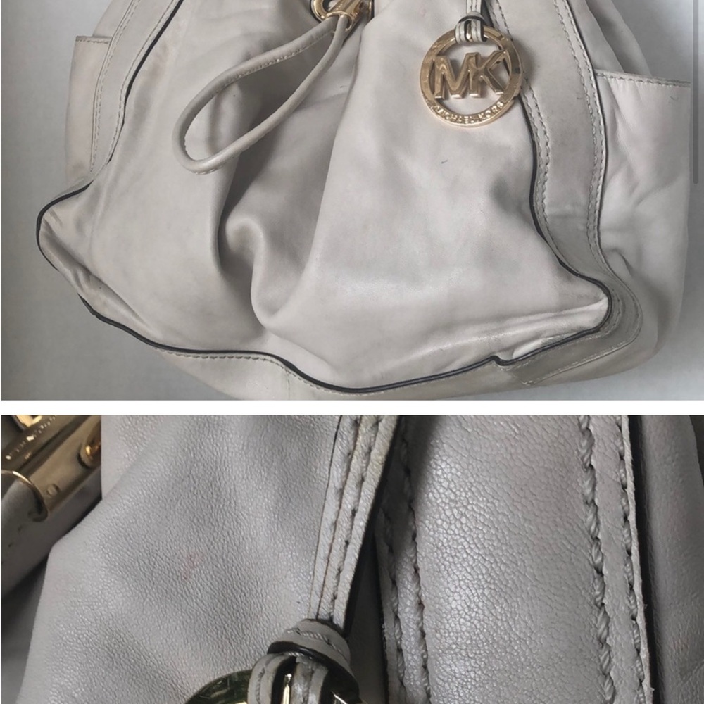 Michael Kors Gray Leather Women's Bag